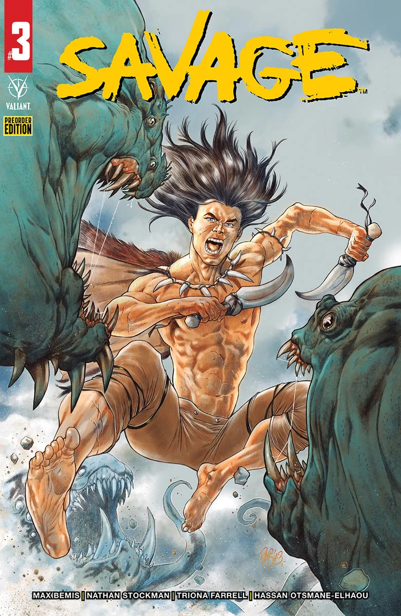 Paco Diaz Original Art Valiant Savage #3 Cover - Image 3