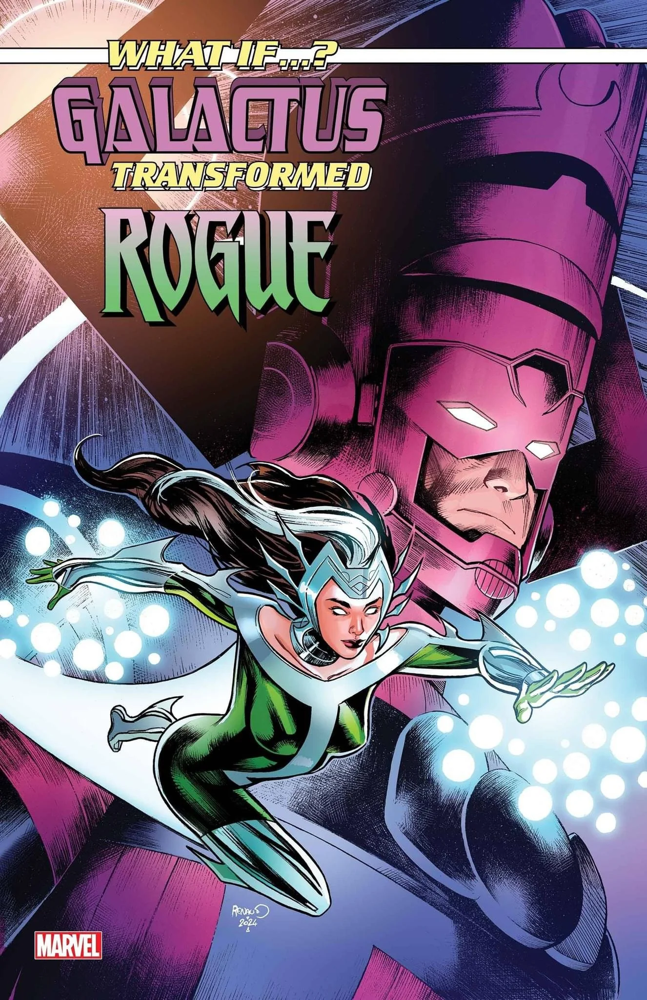 Paul Renaud Original Art What If Galactus Transfomed Rogue #1 Cover - Image 2