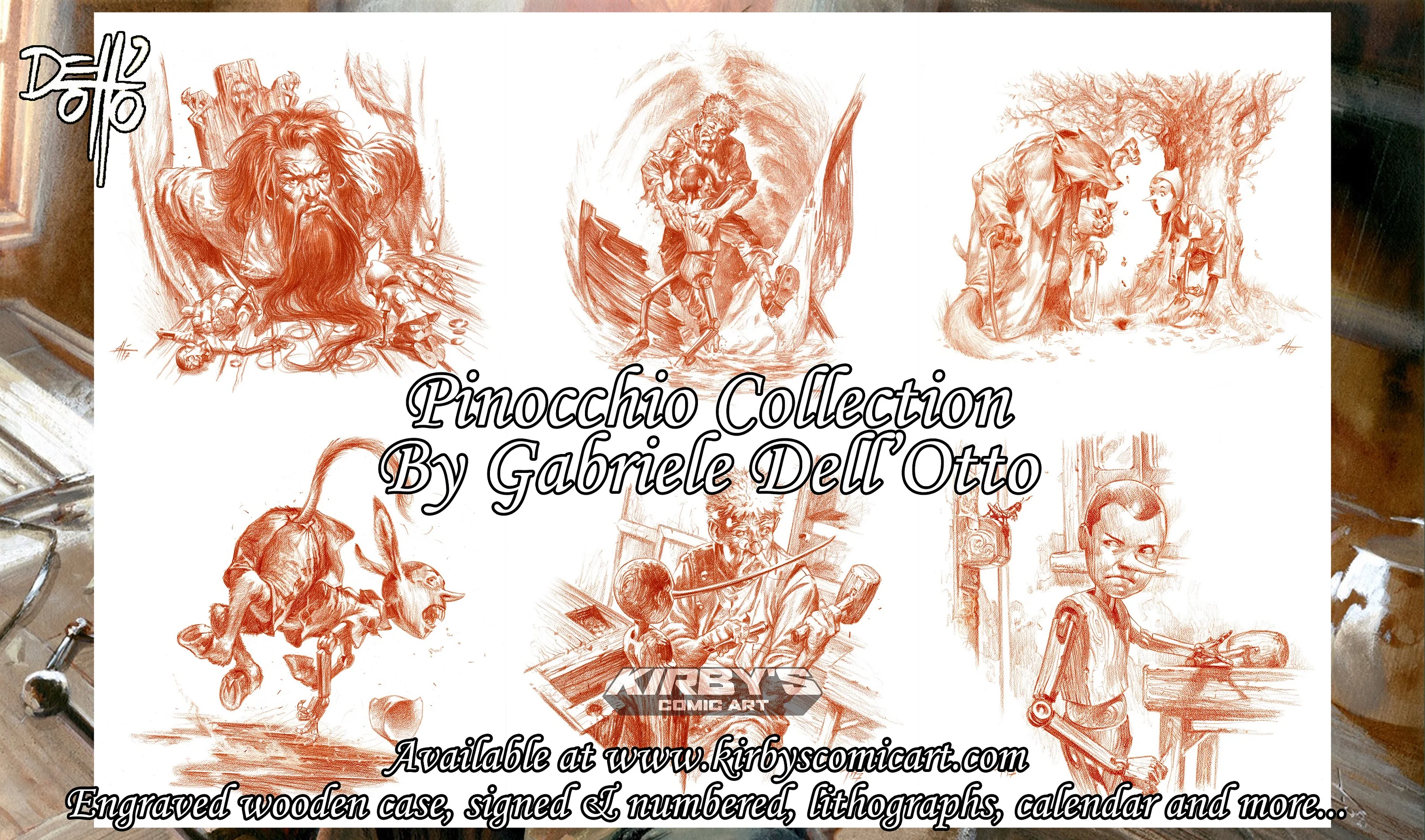 Pinocchio Collection by Gabriele Dell'Otto - Image 3