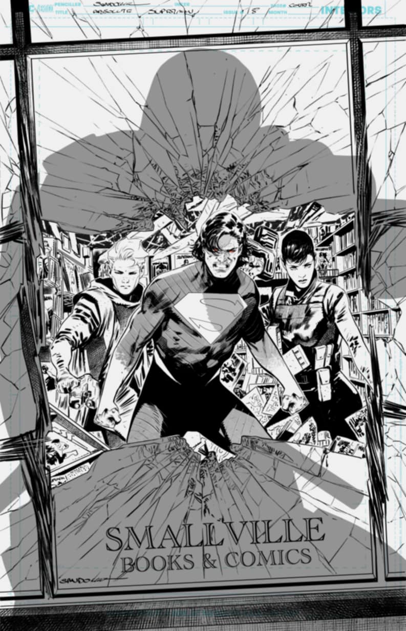 Rafa Sandoval Original Art Absolute Superman #8 Cover