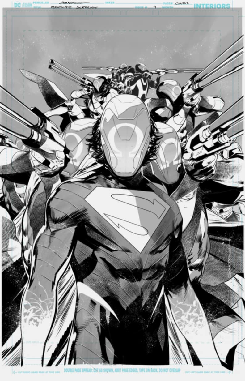 Rafa Sandoval Original Art Absolute Superman #9 Cover