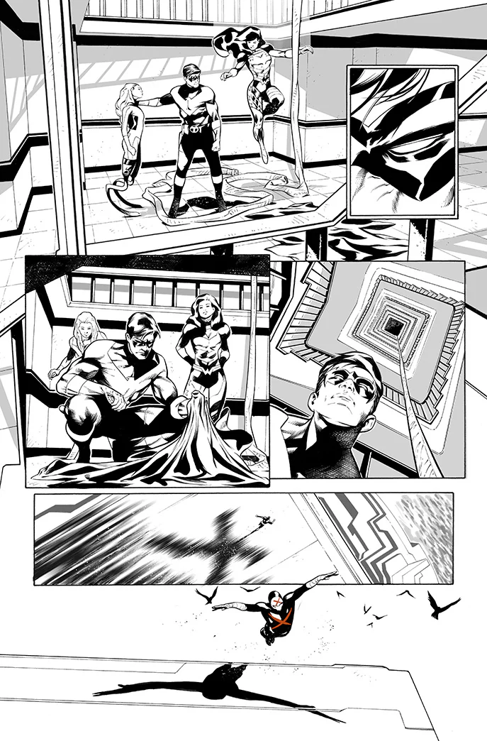 Rafa Sandoval Original Art Teen Titans Academy #2 Page 15 - Image 2