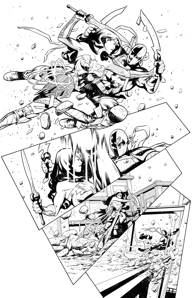 Rafa Sandoval Original Art Wonder Woman #768 Page 12
