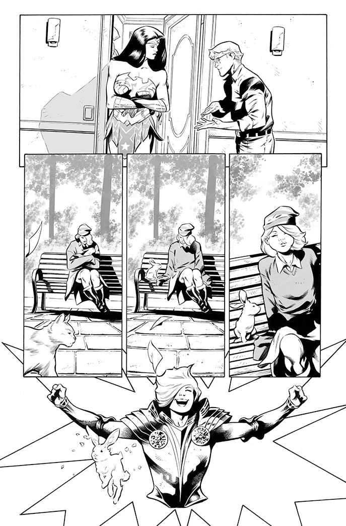 Rafa Sandoval Original Art Wonder Woman #768 Page 16