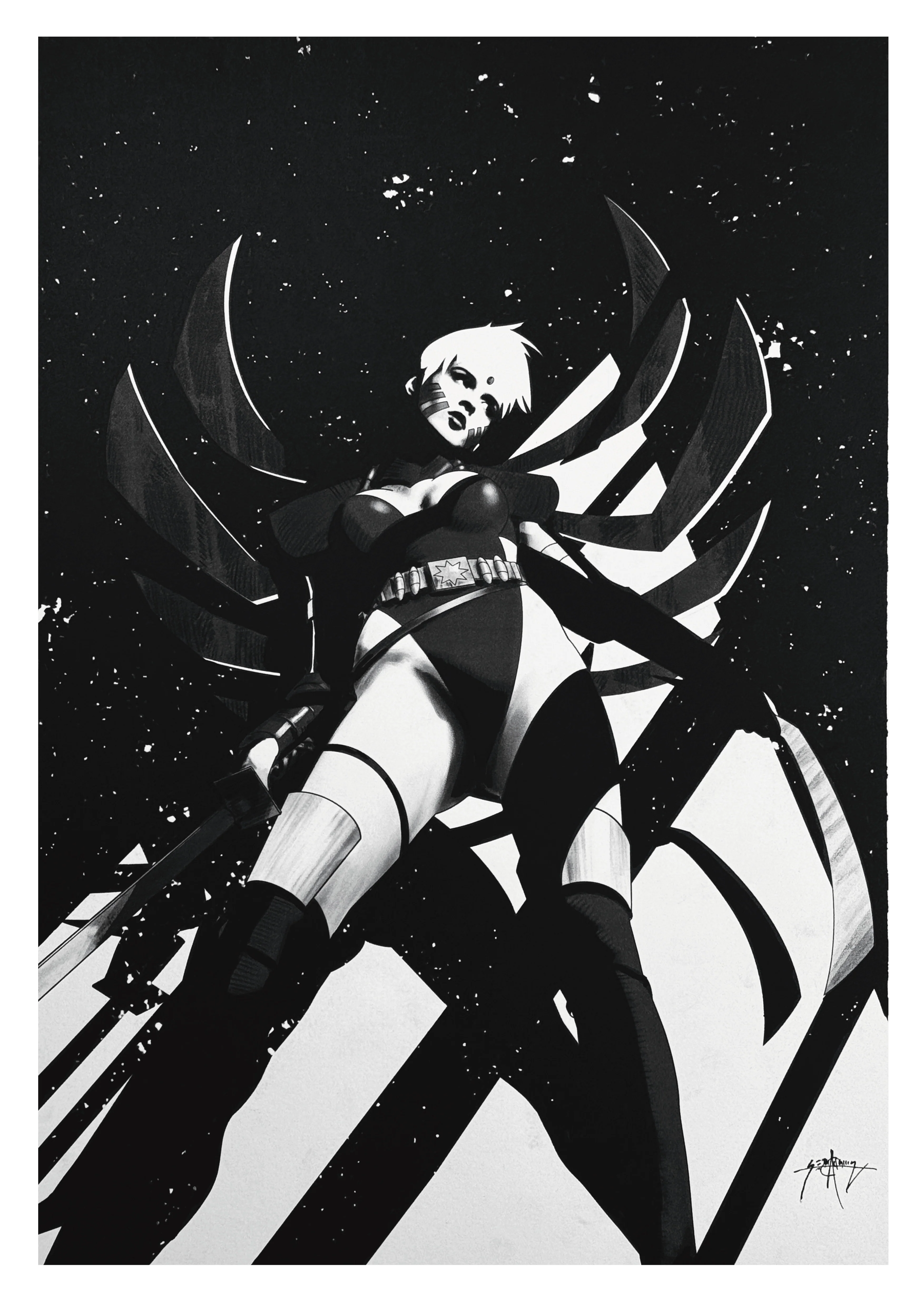 Seth Adams Original Art Zealot Illustration