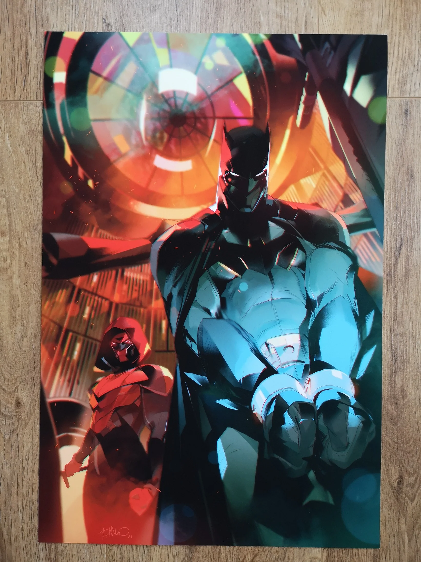 Simone Di Meo One-Of-One Original Giclée Art Future State: Gotham #5 Cover - Image 2