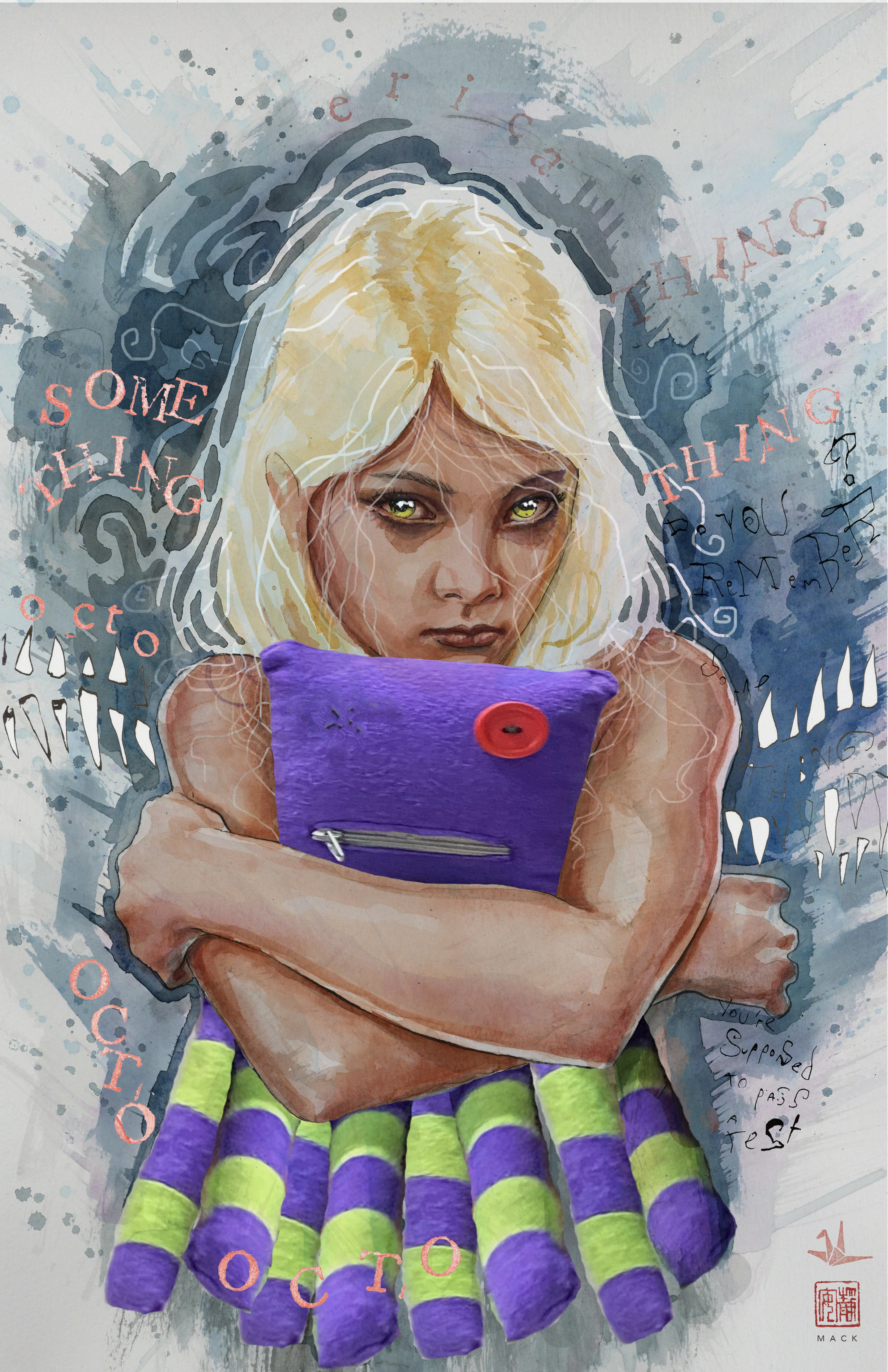SPECIAL SET DEAL: David Mack Octo Original art + Something is Killing the Children Mack Pack #4 (#16-20) - Image 3