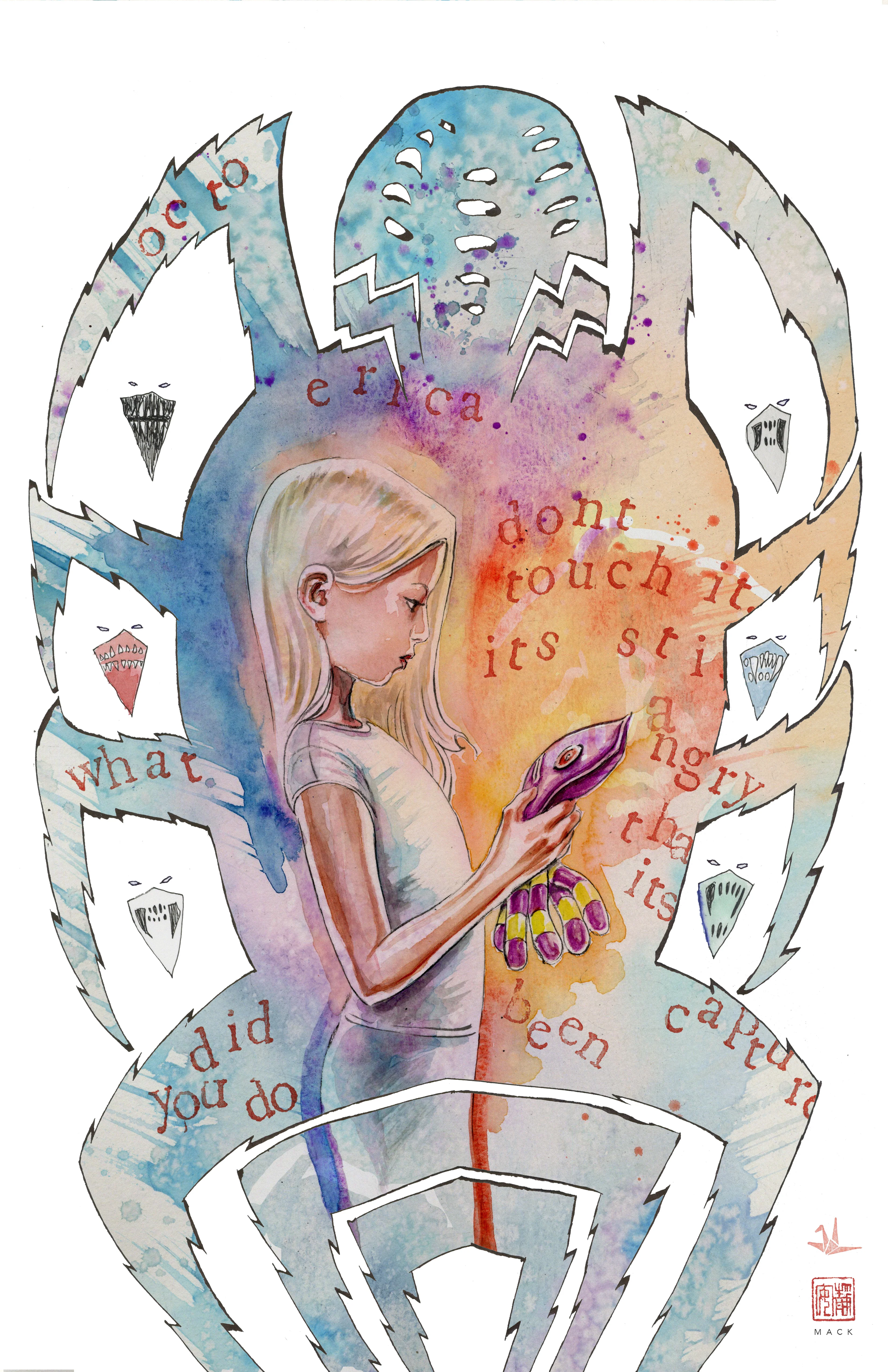 SPECIAL SET DEAL: David Mack Octo Original art + Something is Killing the Children Mack Pack #4 (#16-20) - Image 5