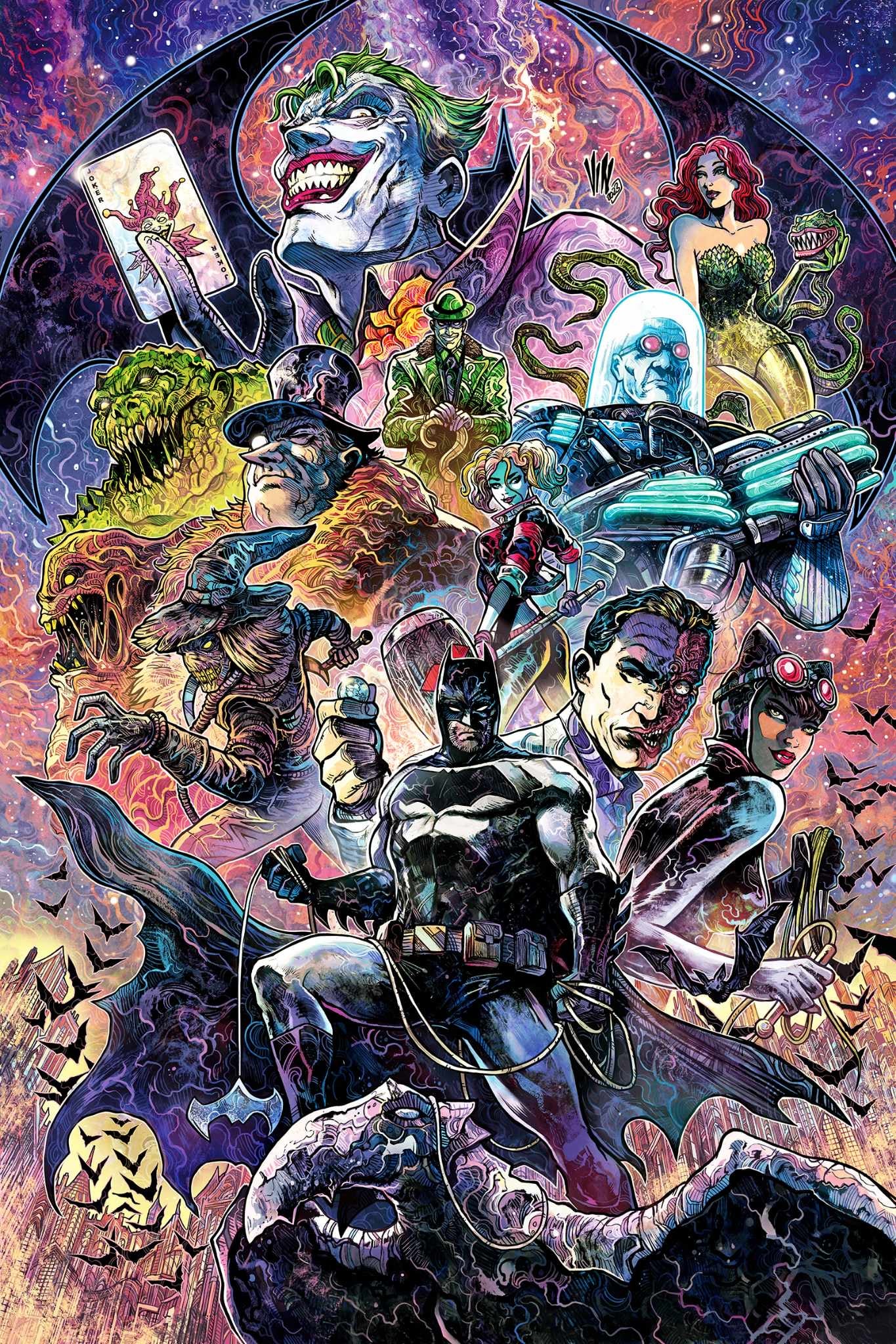 Vincenzo Riccardi Original Art Batman: The Rogues Gallery Sideshow Collectibles Art - Image 2