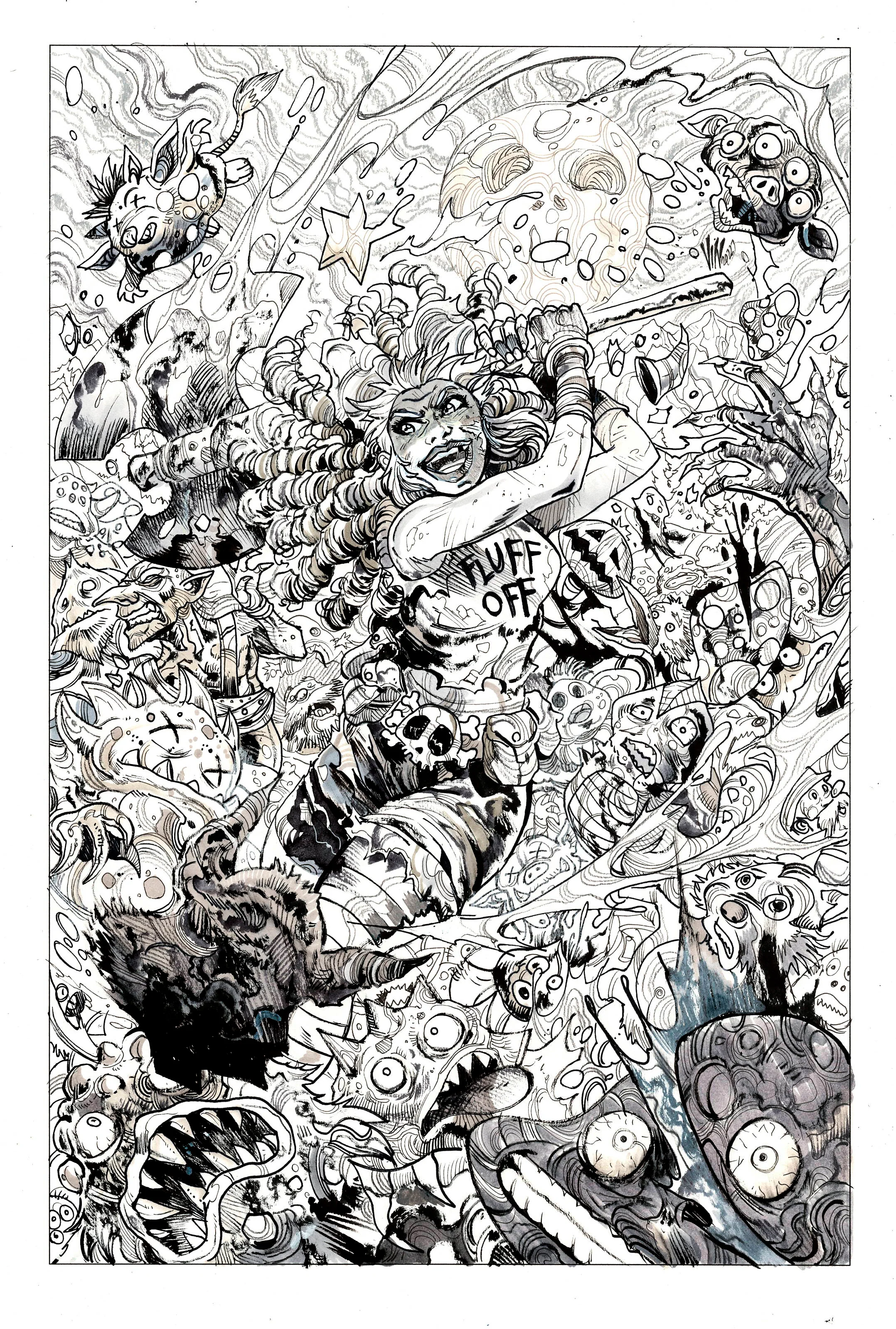 Vincenzo Riccardi Original Art I Hate Fairyland #1 Cover