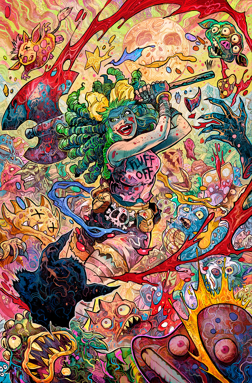 Vincenzo Riccardi Original Art I Hate Fairyland #1 Cover - Image 2